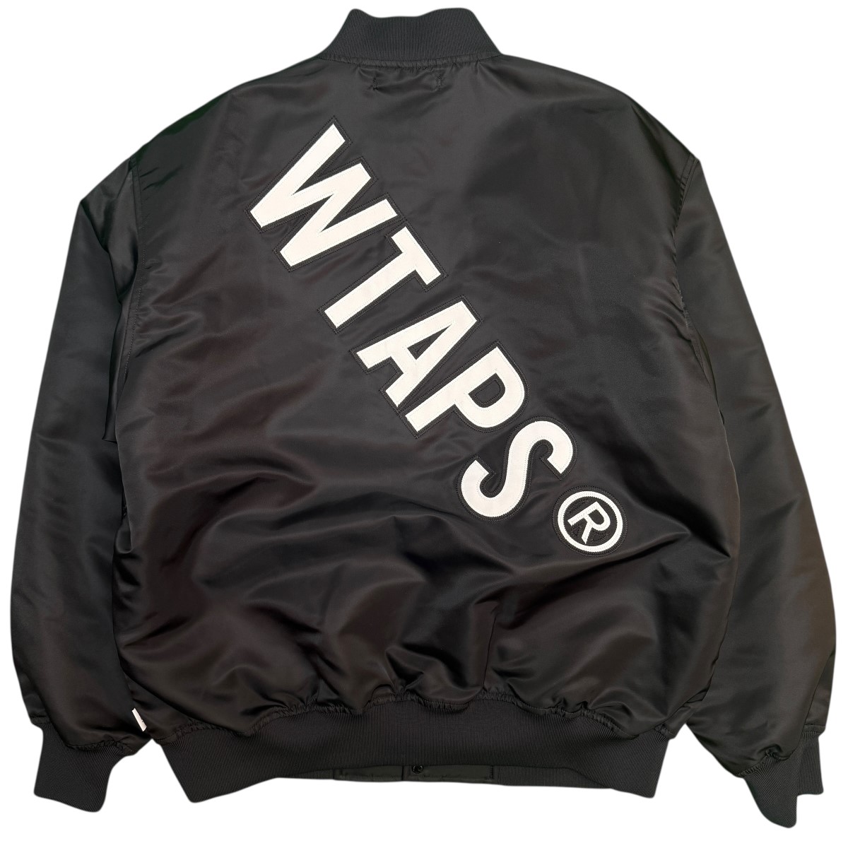【中古】WTAPS　26SS／ TEAM JACKET ／ NYLON． TWILL ／チームジャケット ／261-TQDT-JKM01 ブラック サイズ：03/L 【280326】（ダブルタップス）｜ブランド古着のカインドオル