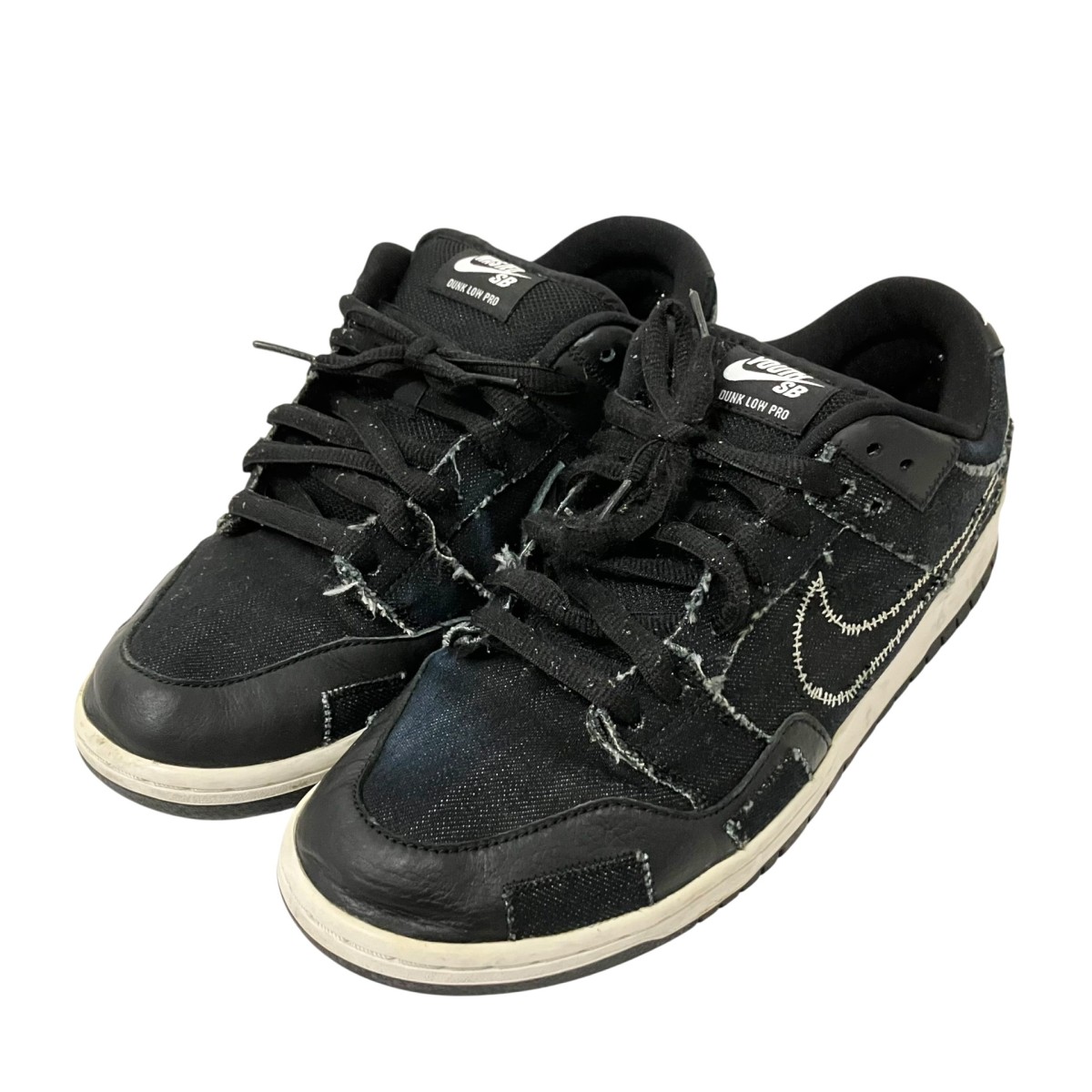 【中古】\u003cBR\u003eNIKE SB×Wasted Youth\u003cBR\u003eSB DUNK LOW PRO QS 4 スニーカー DD8386 001 インディゴ 大きさ：28糎\u003cBR\u003e【通貨価値思いなおす】