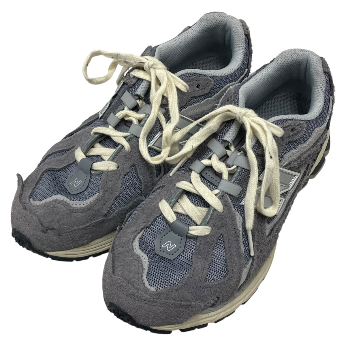 【中古】<br>NEW BALANCE<br>ローカットスニーカー グレー サイズ：26.5cm<br>【価格見直し】