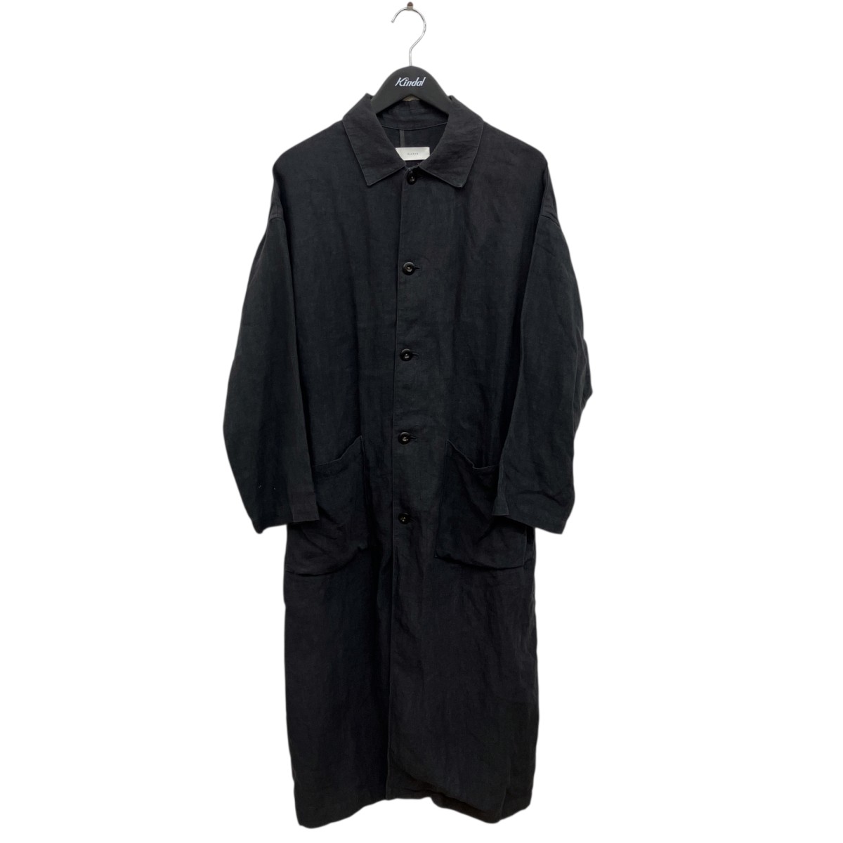 【中古】 KAGURE　 リネンコート GA94-27M002 ダークグレー サイズ：F 【290326】（かぐれ）