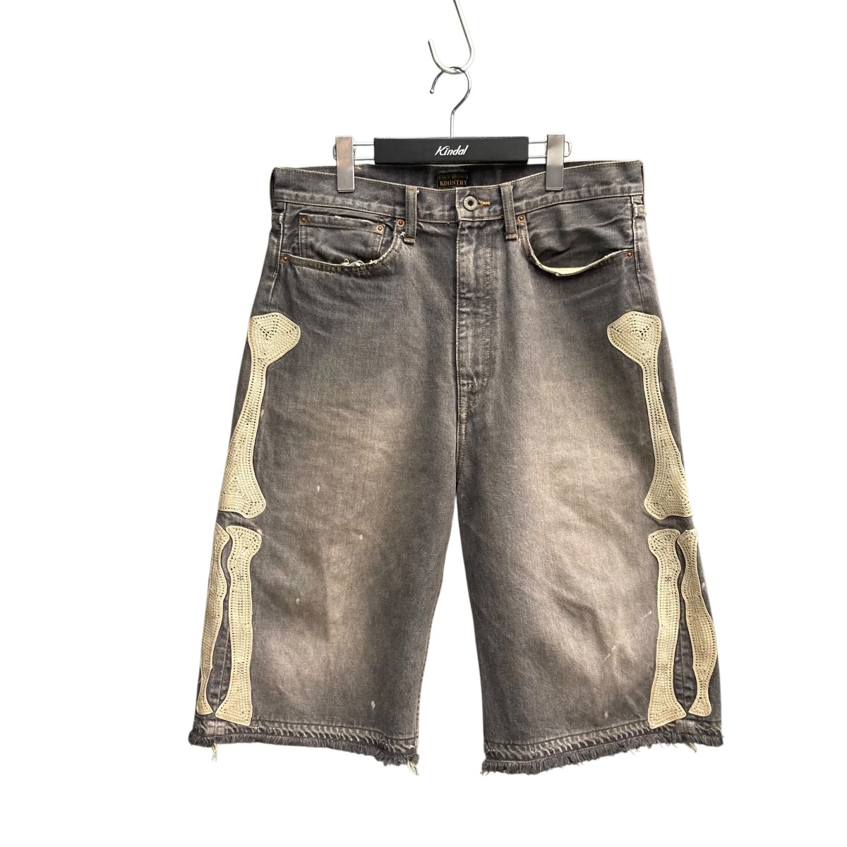 【中古】 KAPITAL　 14oz Denim 5P Shorts デニムハーフパンツ EK-1449SPA ブラック サイズ：34 【290326】（キャピタル）