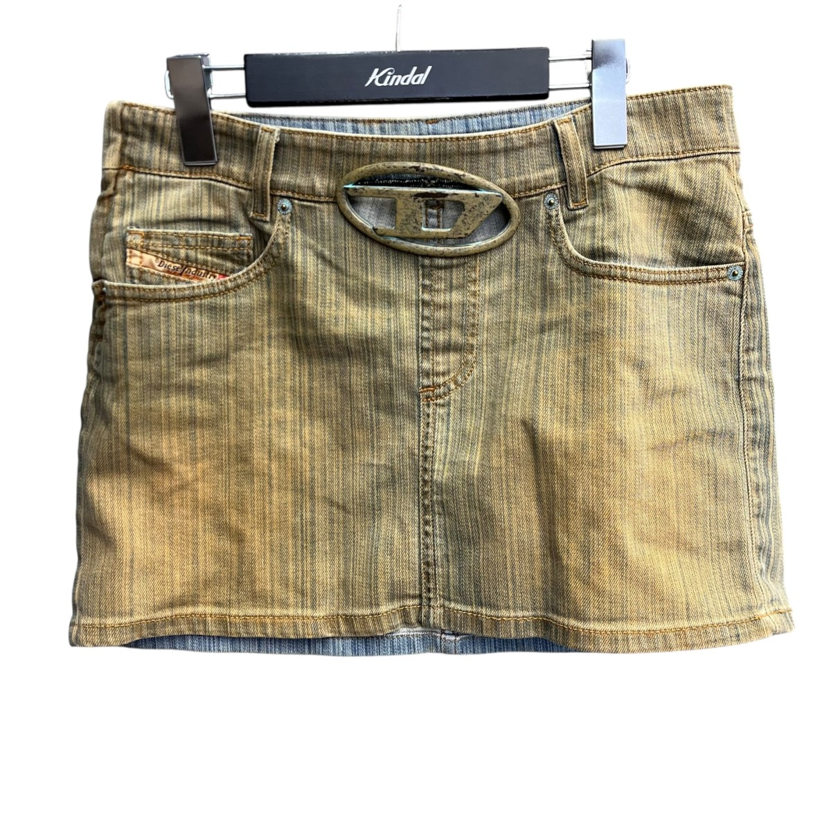 【中古】 DIESEL　 DE-RON-FSD ミニスカート 0NLAU カーキ サイズ：w26 【290326】（ディーゼル）