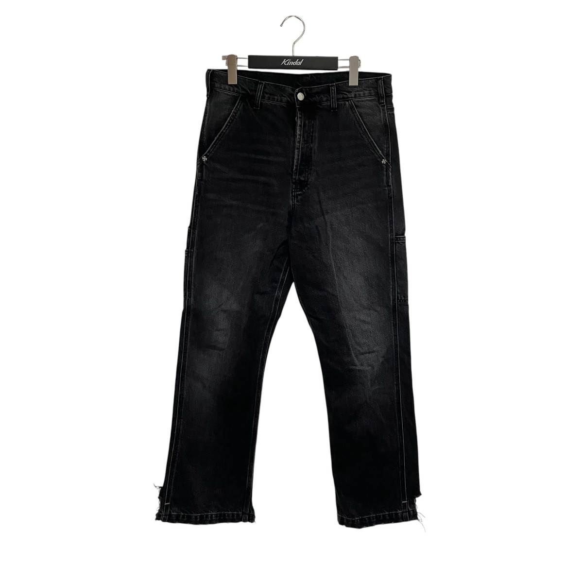 【中古】 ASKYURSELF　 Phrase Work Zip Denim+ デニムパンツ ブラック サイズ：30 【290326】（アスクユアセルフ）