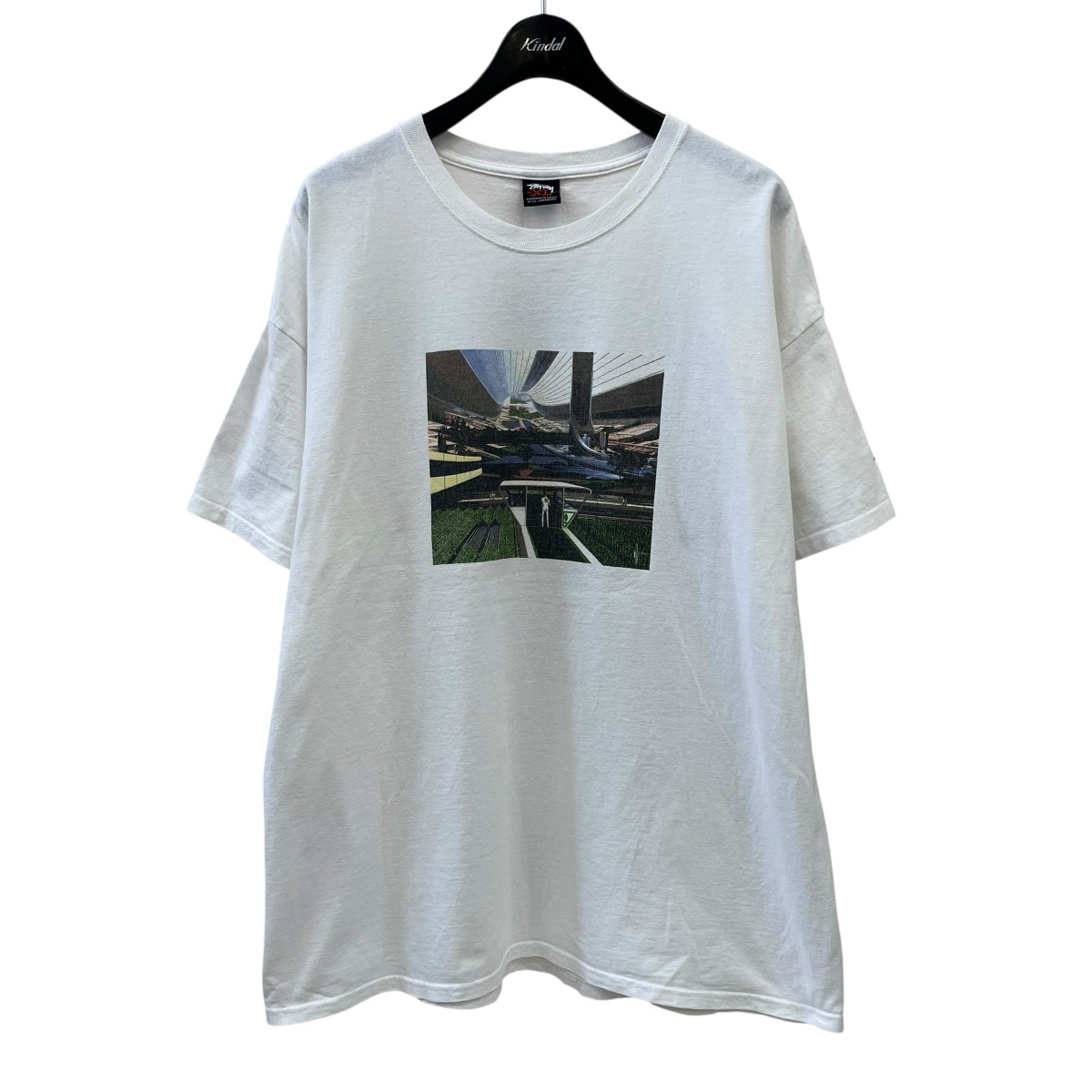 【中古】\u003cBR\u003estussy\u003cBR\u003eNINJA TUNE TEE プルオーバー 白いこと 大きさ：XL\u003cBR\u003e【必要経費思いかえす】