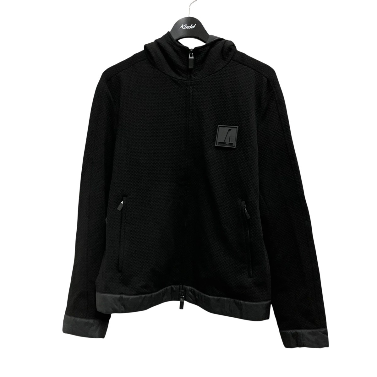 【中古】 EMPORIO ARMANI　 ジップパーカー 51R410 51492 ブラック サイズ：50 【300326】（エンポリオアルマーニ）