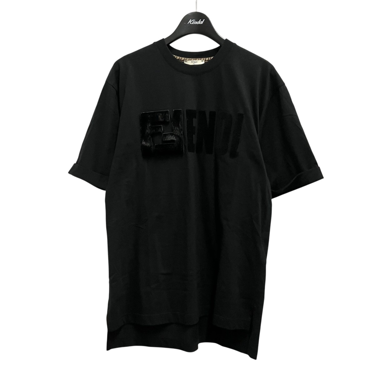 【中古】 FENDI　 半袖Tシャツ FS7184 ブラック サイズ：XXS 【300326】（フェンディ）