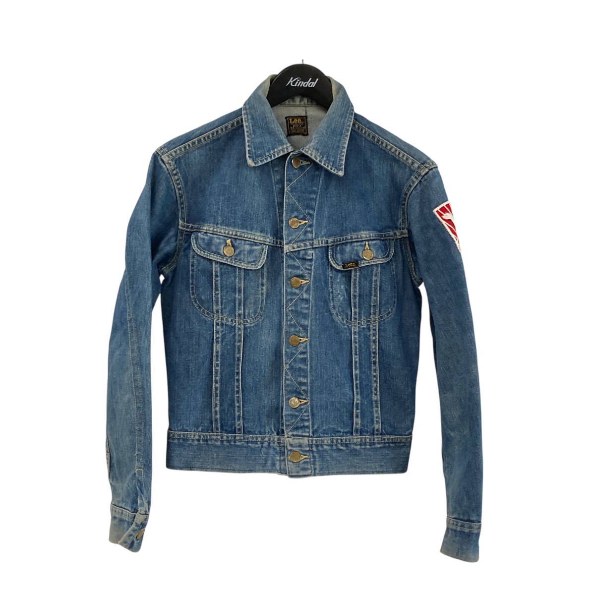 【中古】 LEE　 70s 四角黒タグ デニムジャケット 101J インディゴ サイズ：34 【300326】（リー）