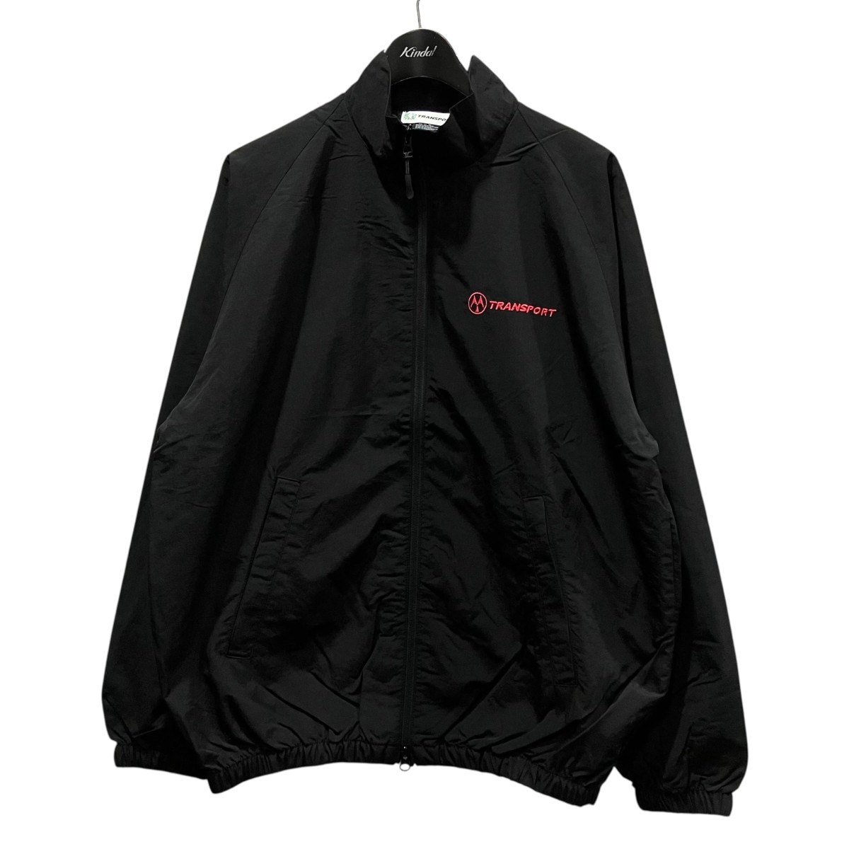 【中古】 TRANSPORT　 26SS TP NYLON TRACK JACKET トラックジャケット ブラック サイズ：M 【300326】（トランスポート）