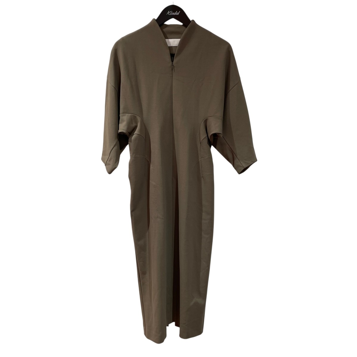 【中古】 mame kurogouchi　 Double Jersey I-Line Dress 半袖ワンピース MM24FW-JS038 オリーブ サイズ：1 【300326】（マメクロゴウチ） 22,770円