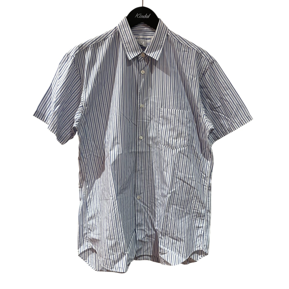 【中古】 COMME des GARCONS SHIRT　 半袖シャツ CDGS7ST スカイブルー サイズ：M 【300326】（コムデギャルソンシャツ）
