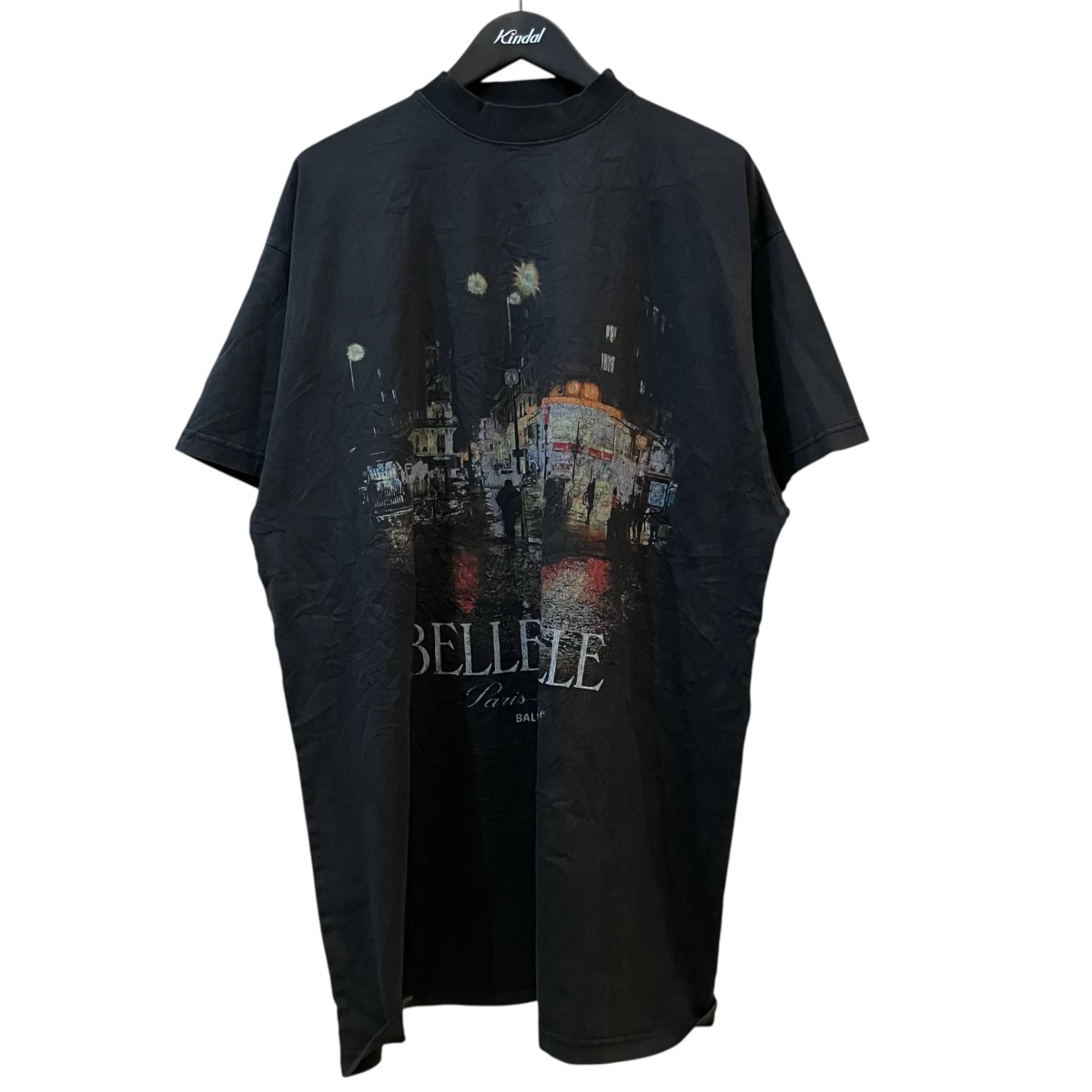 【中古】 BALENCIAGA　 24SS BELLEVILLE半袖Tシャツ 787349 ブラック サイズ：1 【310326】（バレンシアガ）