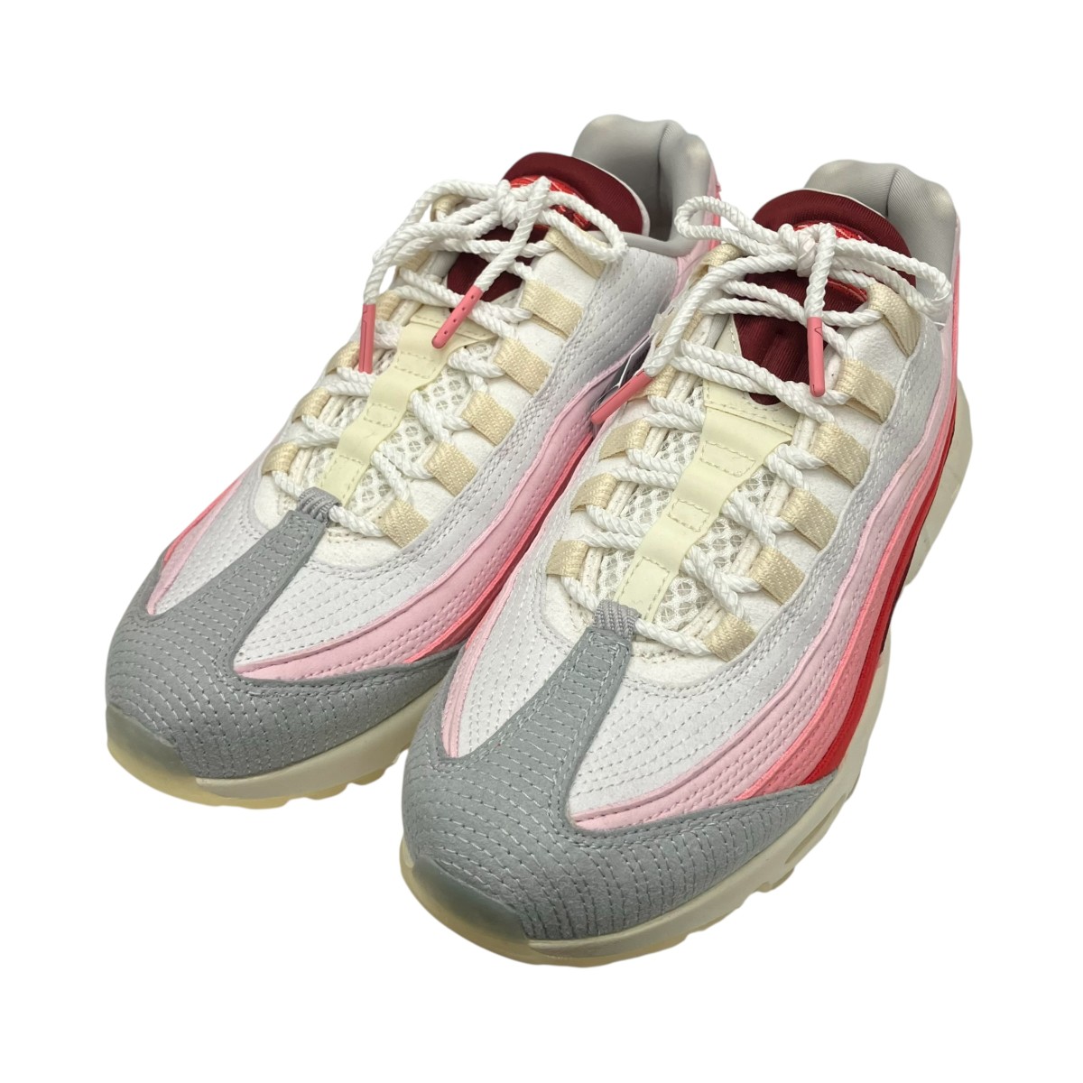 【中古】 NIKE　 AIR MAX 95 QS TEAM RED SUMMIT WHITE-UNIVERSITY RED 22SU-S スニーカー DM0012-600 ホワイト×レッド サイズ：26.0cm 【310326】（ナイキ）