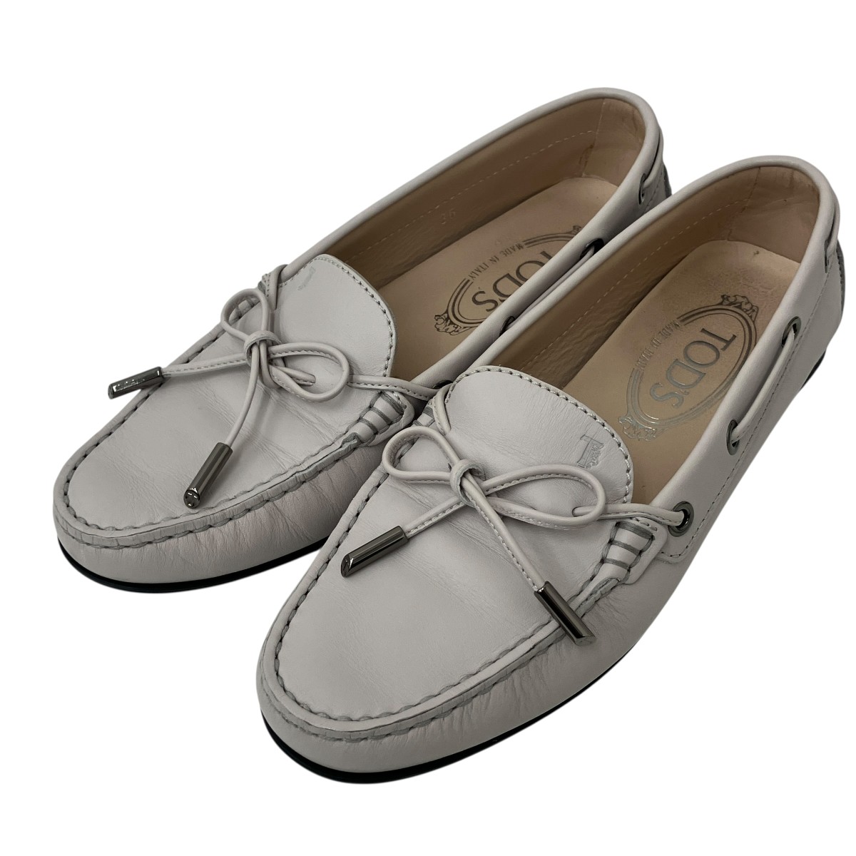 【中古】TOD’S ドライビング シューズ ブラウン サイズ：36 【310326】（トッズ）