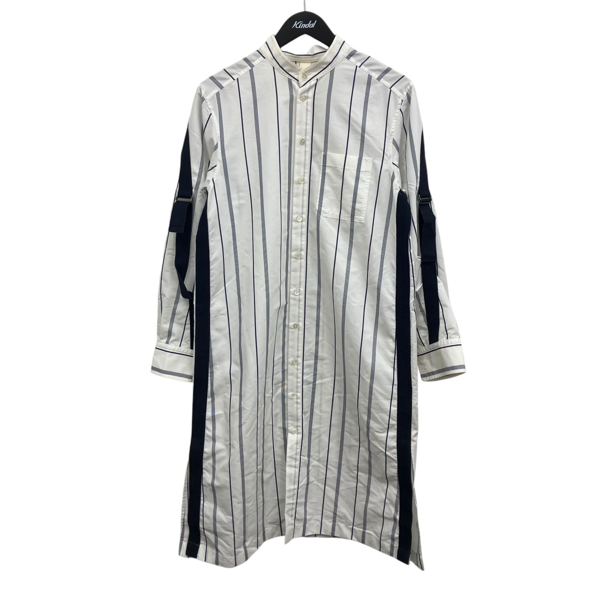 【中古】<br>GROUND Y<br>ロングシャツ ホワイト サイズ：1<br>【価格見直し】