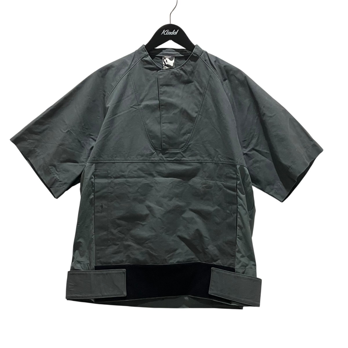 【中古】 GR10K DE FIELD SHORT SLEEVE OVERSHIRT 半袖シャツ BG1221132 チャコールグレー サイズ:L 【310326】(ジーアールテンケー)