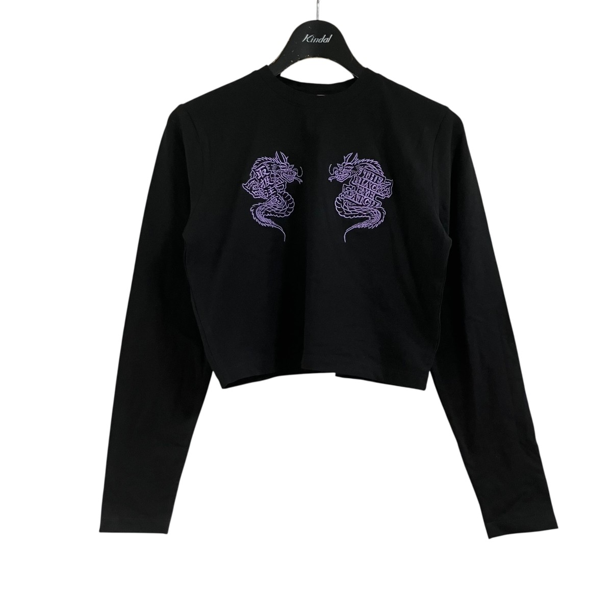 【中古】 BlackEyePatch　 短丈カットソー ブラック サイズ：S 【310326】（ブラックアイパッチ）