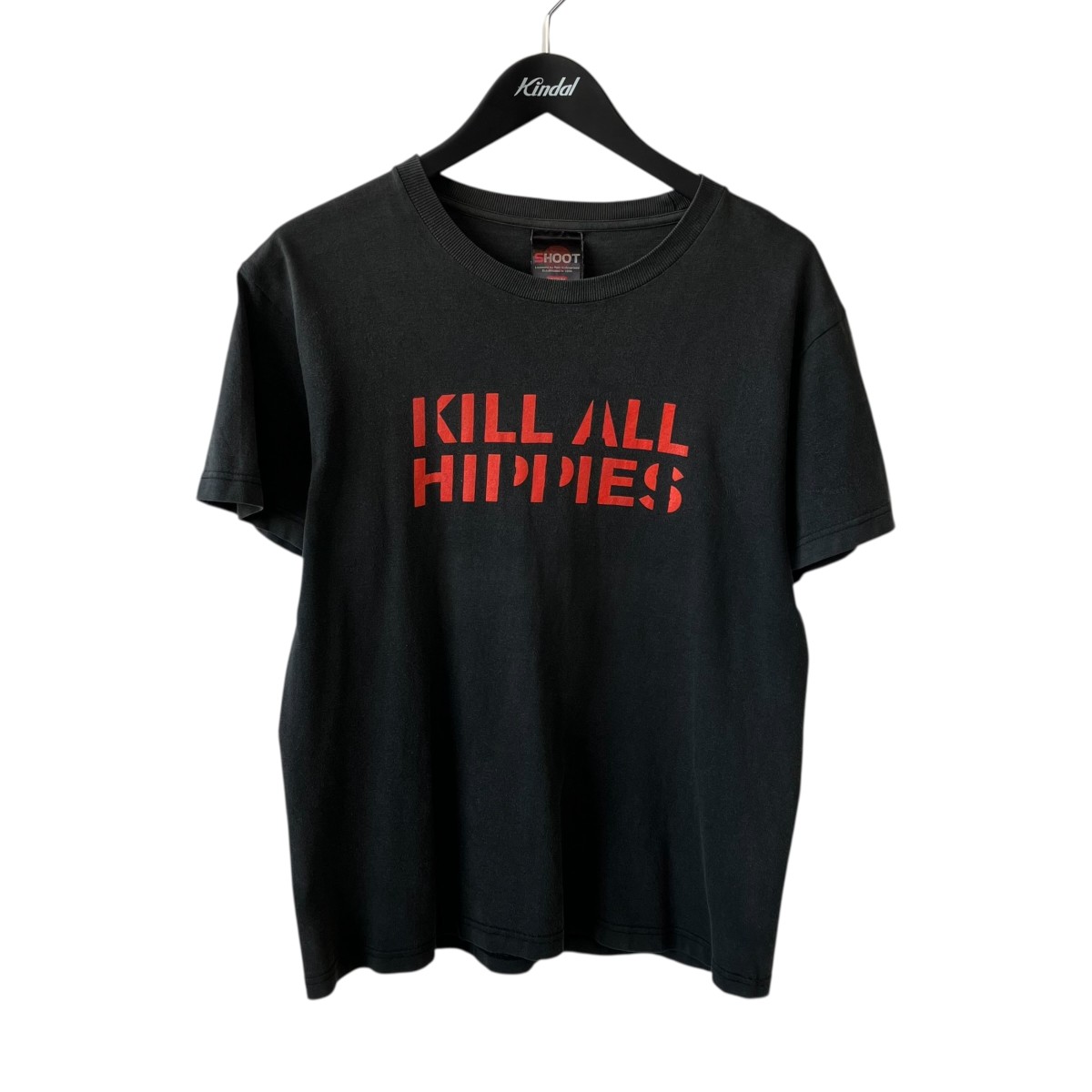 【中古】\u003cBR\u003eVINTAGE\u003cBR\u003e90s KILL ALL HIPPIES プルオーバー 黒いこと 大きさ：M\u003cBR\u003e【通貨価値思いなおす】