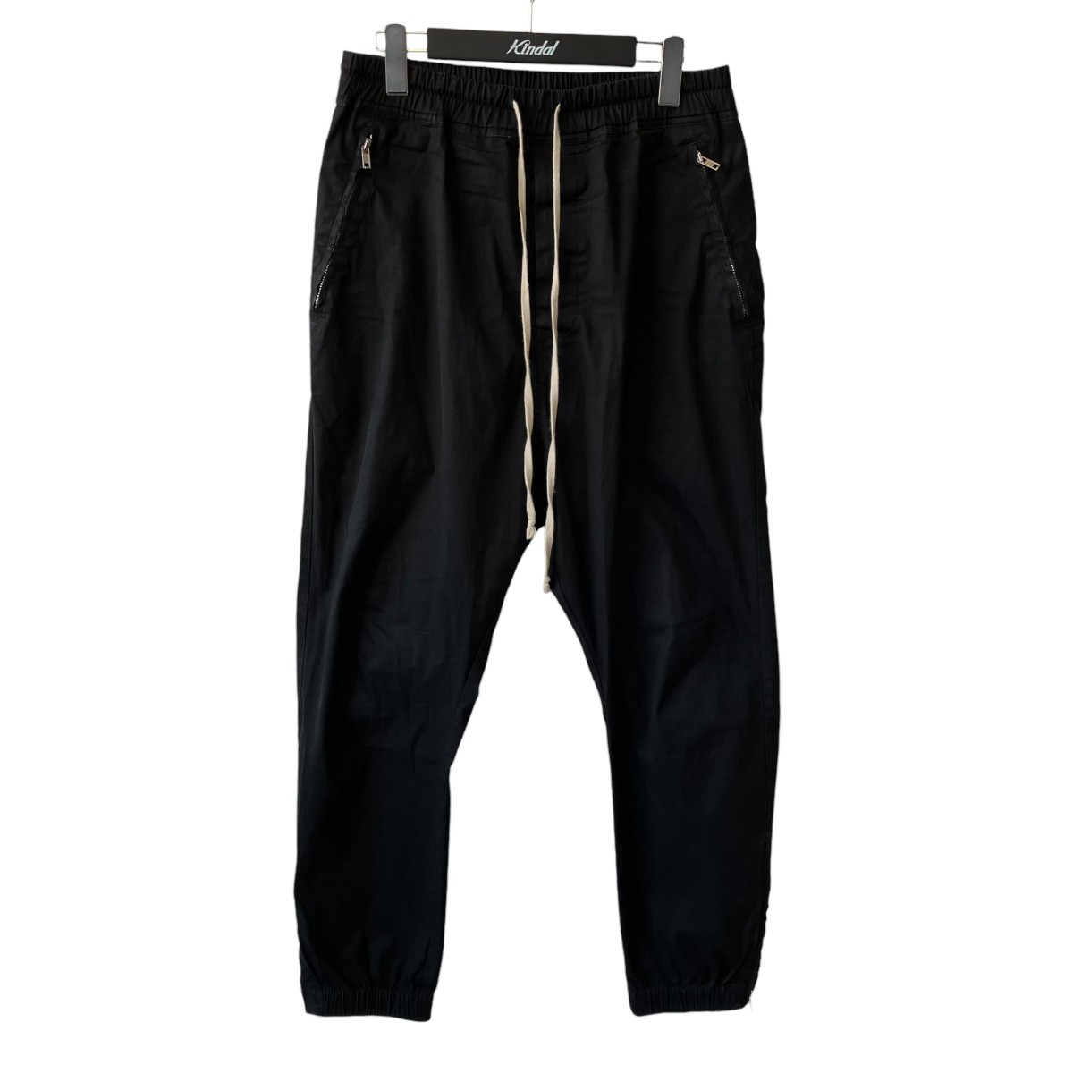 【中古】 RICK OWENS　 19SS Drawstring Long Pants パンツ RU19S2388-TE ブラック サイズ：46 【010426】（リックオウエンス）