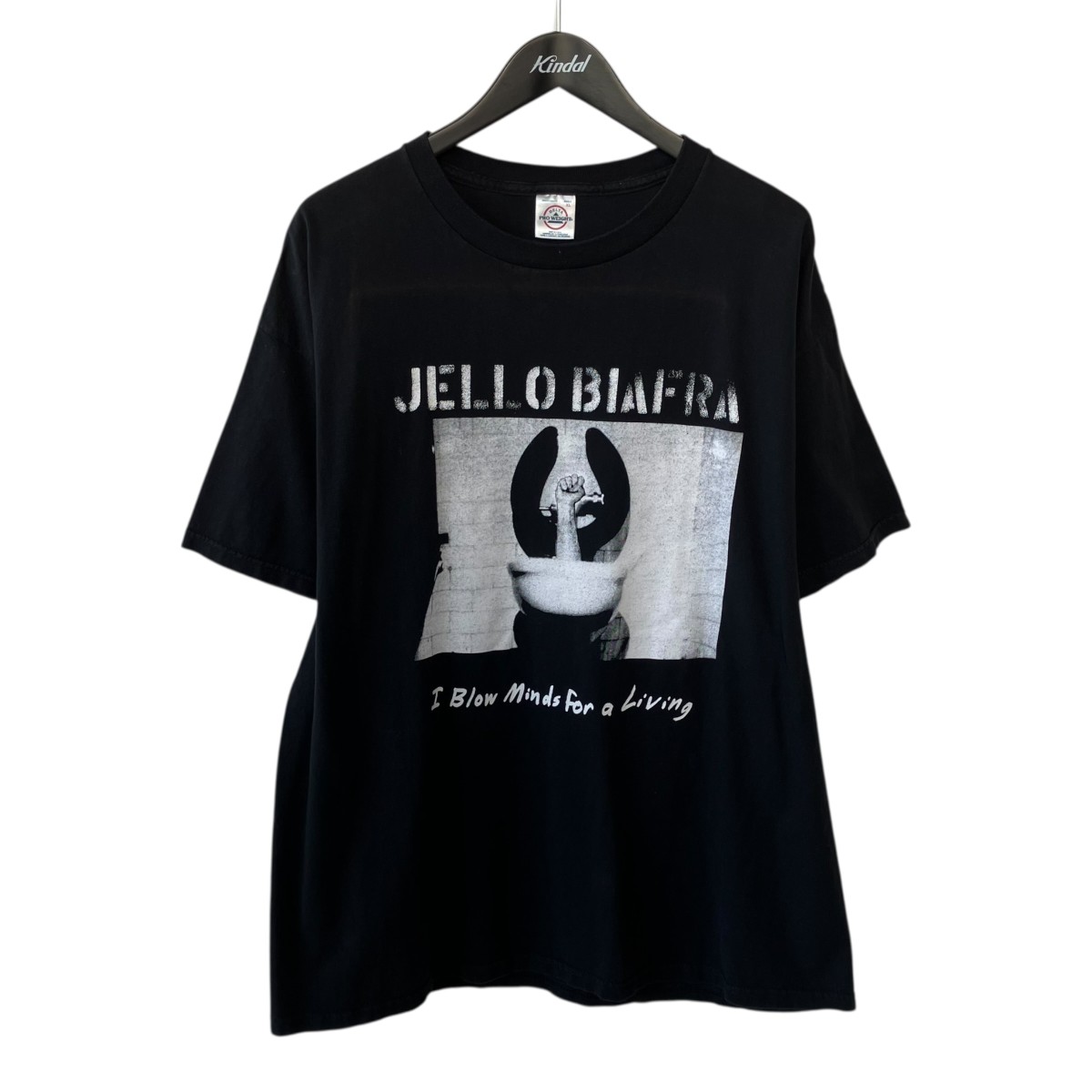 【中古】VINTAGE90s JELLO BIAFRA バンドTシャツ ブラック サイズ:XL【価格見直し】|ブランド古着のカインドオル