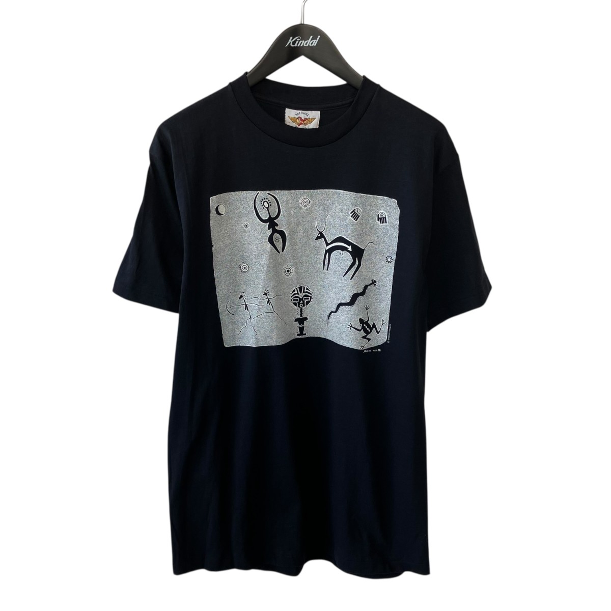 【中古】 VINTAGE　 90s SYNERGY PROJECT JALIL IAH Tシャツ ブラック サイズ：L 【010426】（ヴィンテージ）