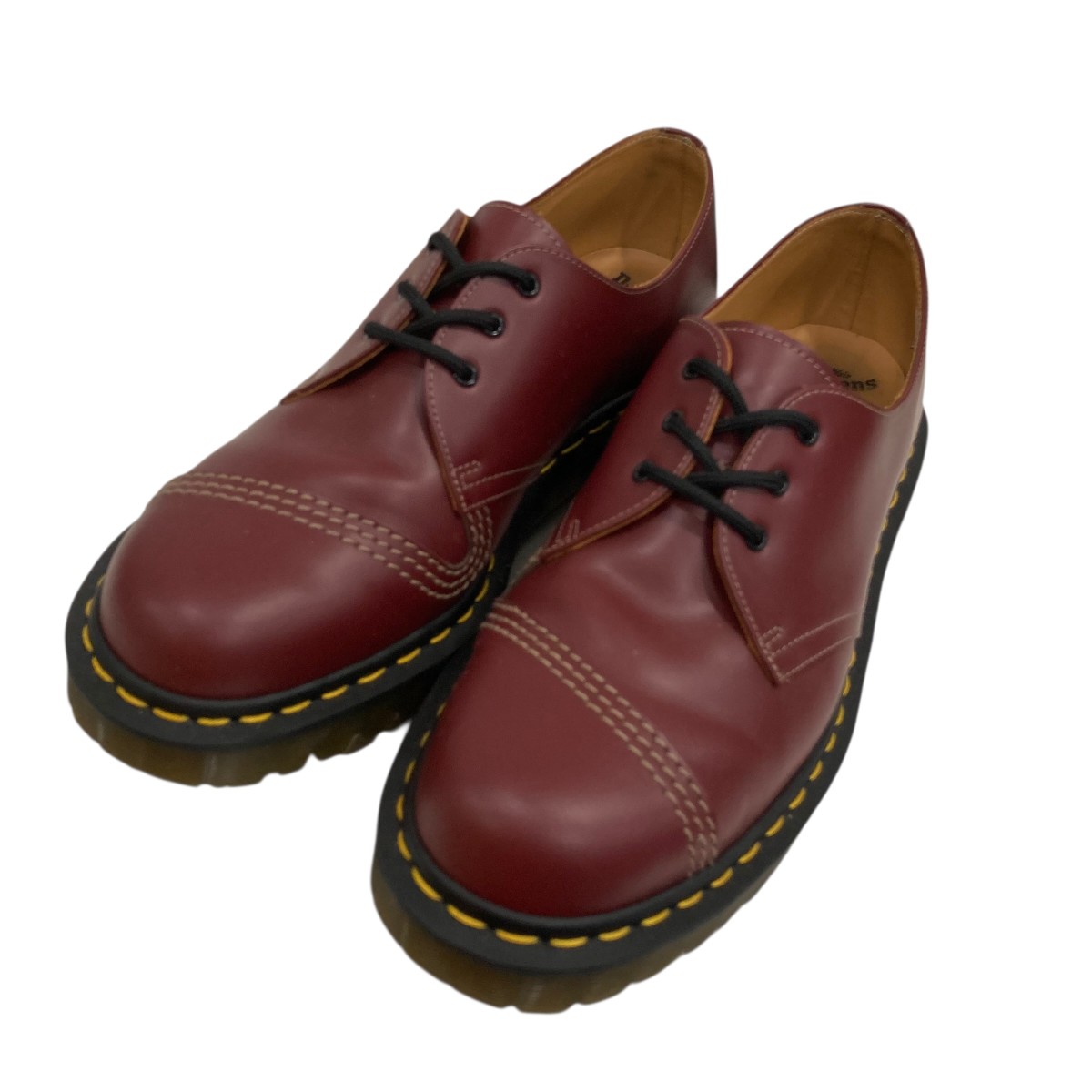 【中古】 COMME des GARCONS HOMME DEUX×Dr．Martens　 ドレスシューズ ボルドー サイズ：9 【010426】（コムデギャルソンオムドゥ×ドクターマーチン）