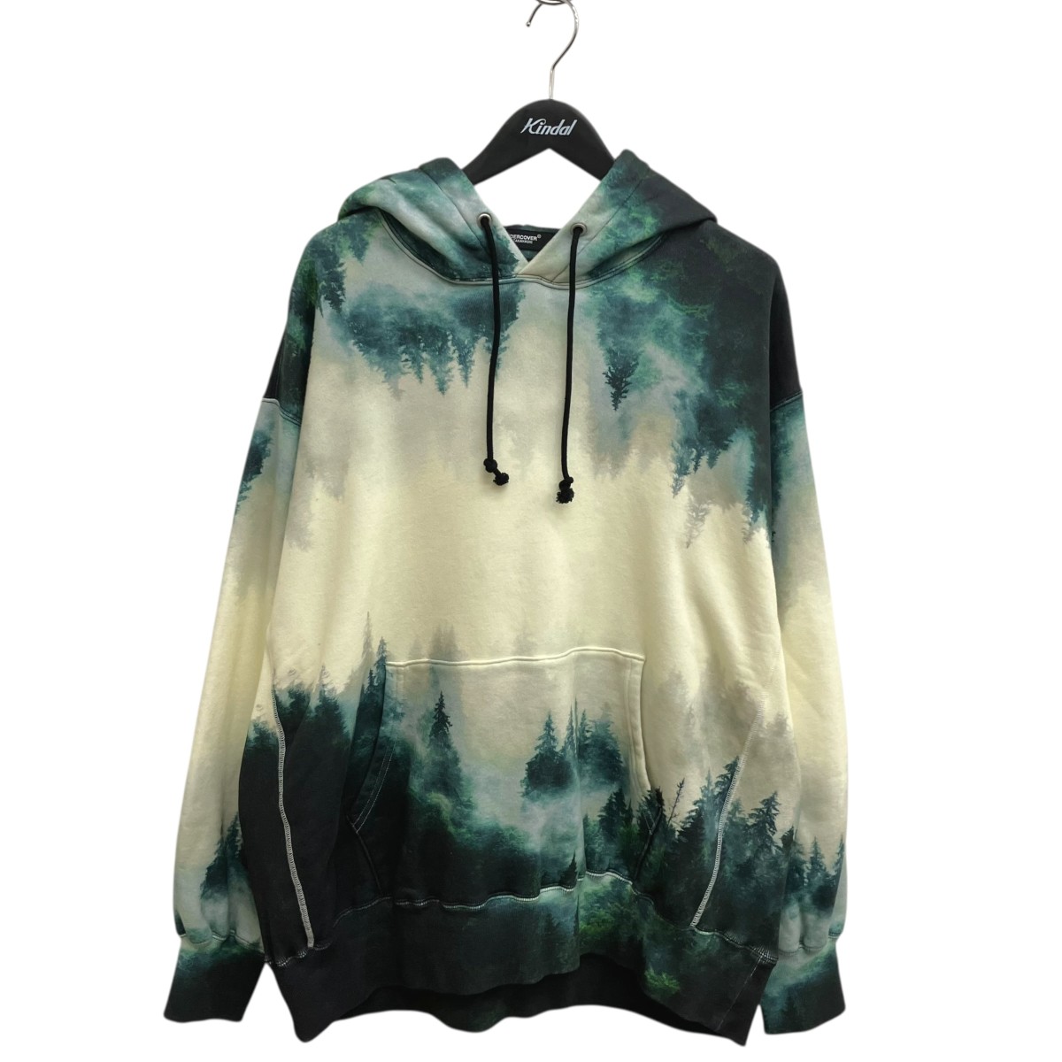 【中古】\u003cBR\u003eUNDERCOVER\u003cBR\u003e×TWIN PEAKS SWEAT HOODIE パーカー UC2D4807-1 象牙色×緑であること 大いさ：5\u003cBR\u003e【必要経費思いかえす】 メンズファッション-トップス-パーカー
