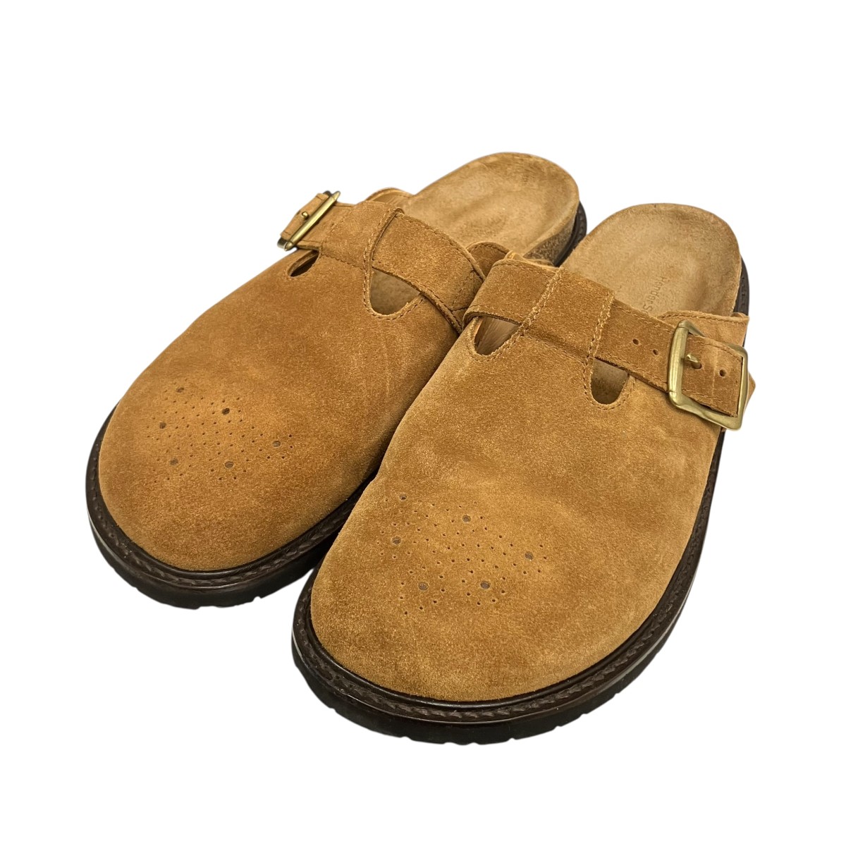 【中古】 Hender Scheme　 BUGGS SUEDE サンダル キャメル サイズ：5 【010426】（エンダースキーマ）