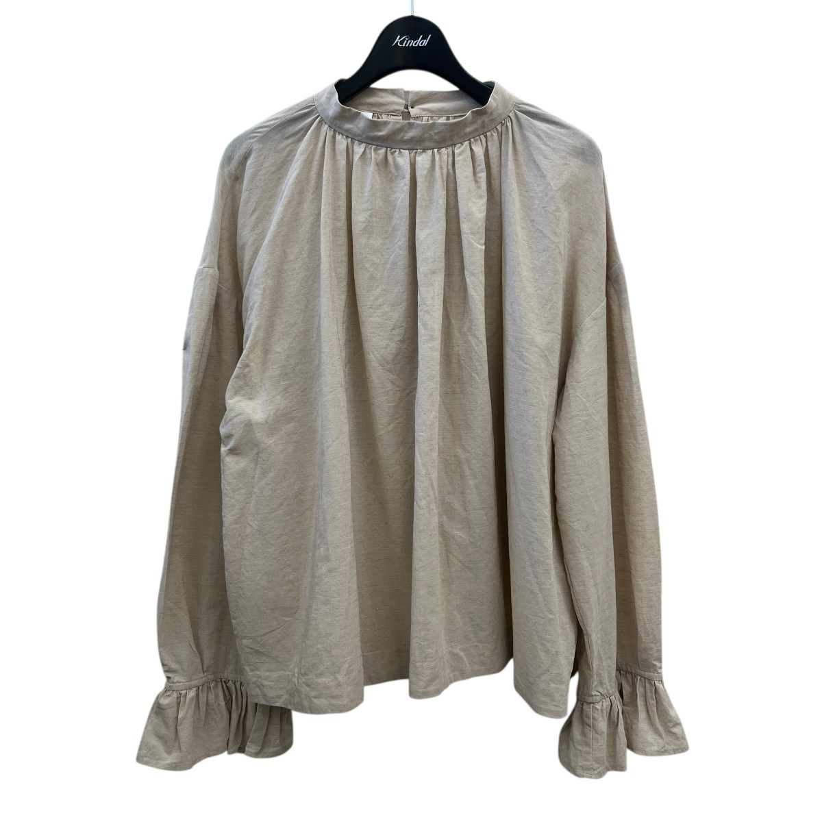 【中古】 Veritecoeur スタンドカラーブラウス VC-2686A ベージュ サイズ:FREE 【010426】(ヴェリテクール)