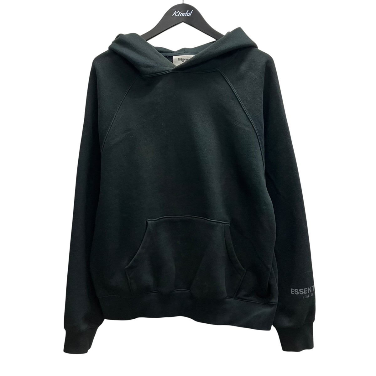 【中古】 FOG ESSENTIALS　 プルオーバーパーカー ブラック サイズ：XS 【010426】（エフオージーエッセンシャルズ）