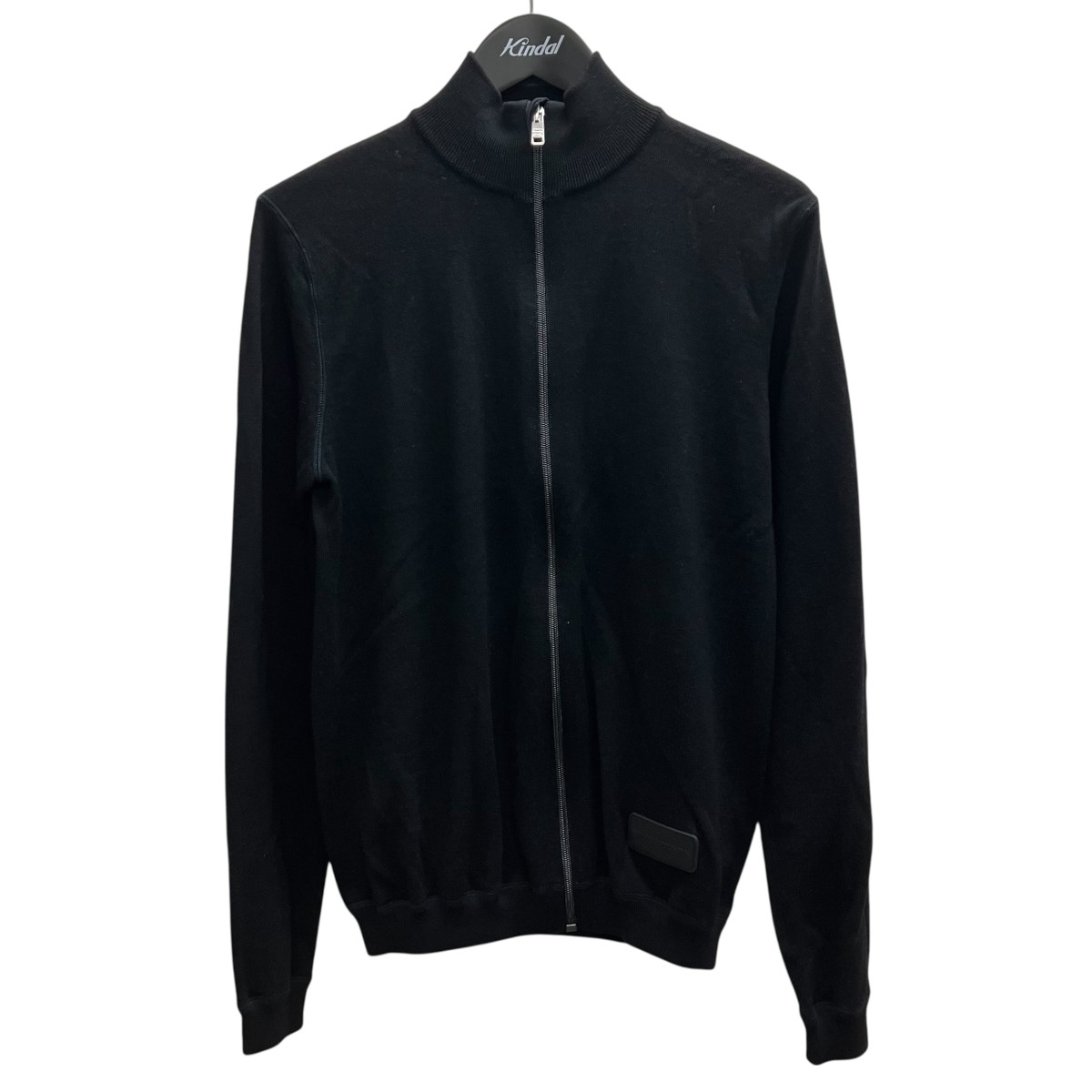 【中古】 PRADA　 ジップニット ブラック サイズ：48 【010426】（プラダ）