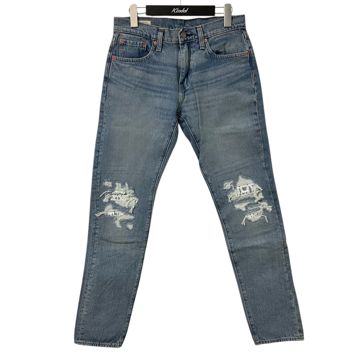【中古】 LEVI’S　 ダメージデニムパンツ 512 LO-BALL インディゴ サイズ：76cm(W30) 【010426】（リーバイス）
