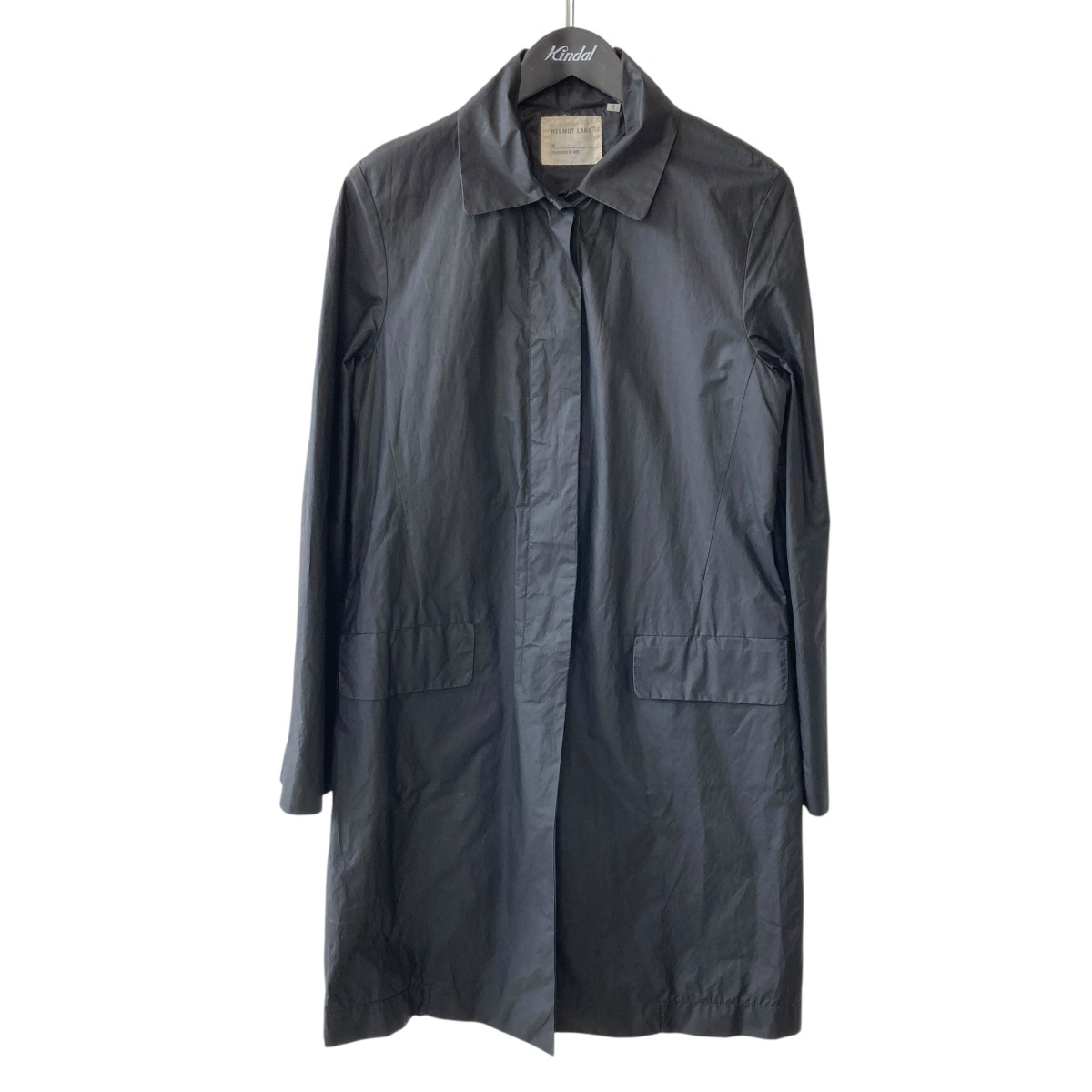 【中古】HELMUT LANG 99s  本人期 ステンカラーコート ブラック サイズ：40 【020426】（ヘルムートラング）