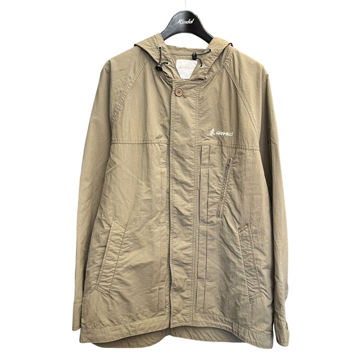 【中古】 GRAMICCI　 SHELL FIELD PARKA ナイロンジャケット GUJK 21S044 オリーブ サイズ：M 【010426】（グラミチ）