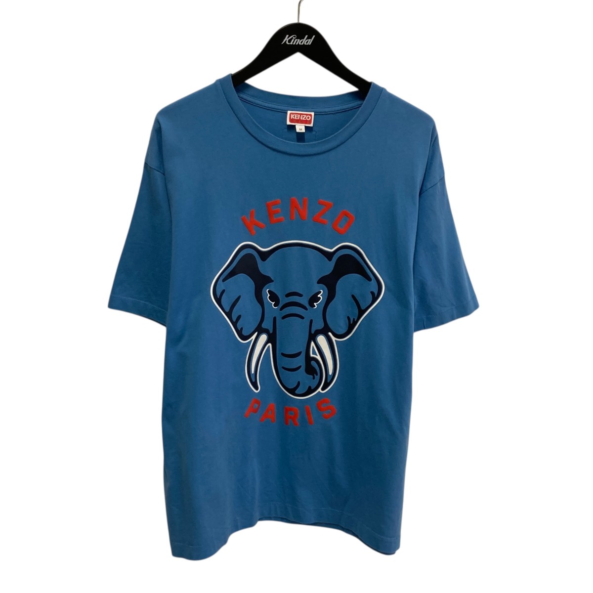 【中古】 KENZO　 エレファント 半袖カットソー FD65TS0064SG ブルー サイズ：M 【020426】（ケンゾー） 10,811円