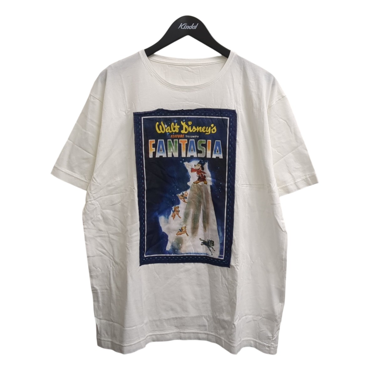 【中古】 Porter Classic×Disney　 FANTASIA Tシャツ ホワイト サイズ：L 【020426】（ポータークラシック）