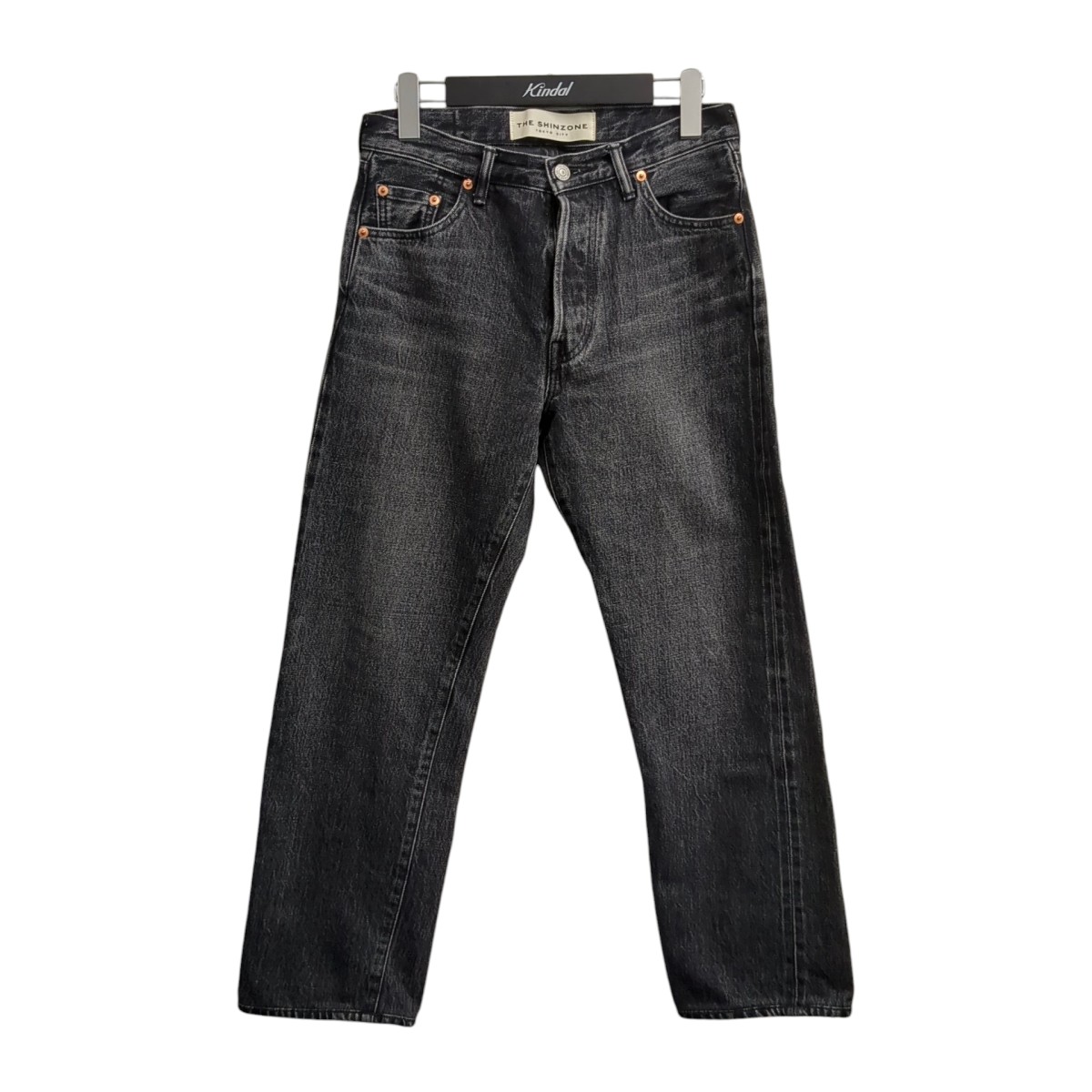 【中古】 THE SHINZONE　 ORDINARY JEANS デニムパンツ 24SMSPA04 ブラックインディゴ サイズ：PO 【020426】（ザシンゾーン）