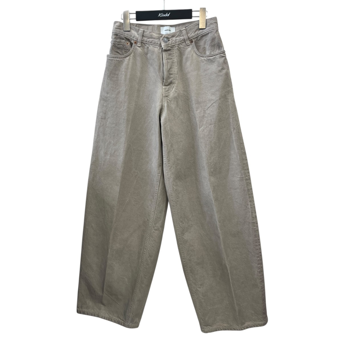【中古】 HAIKURE　 ガーメントダイデニムパンツ 24030570000610 ベージュ 【020426】（ハイクル） 12,184円