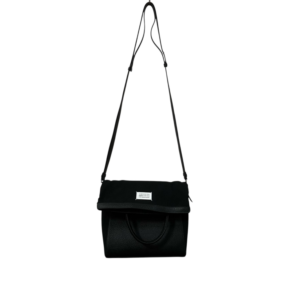 【中古】Maison Margiela 5AC Daily Vertical スモール ショルダーバッグ SB1WA0013 黒いこと 大いさ：UNI 【020426】（メゾンマルジェラ）