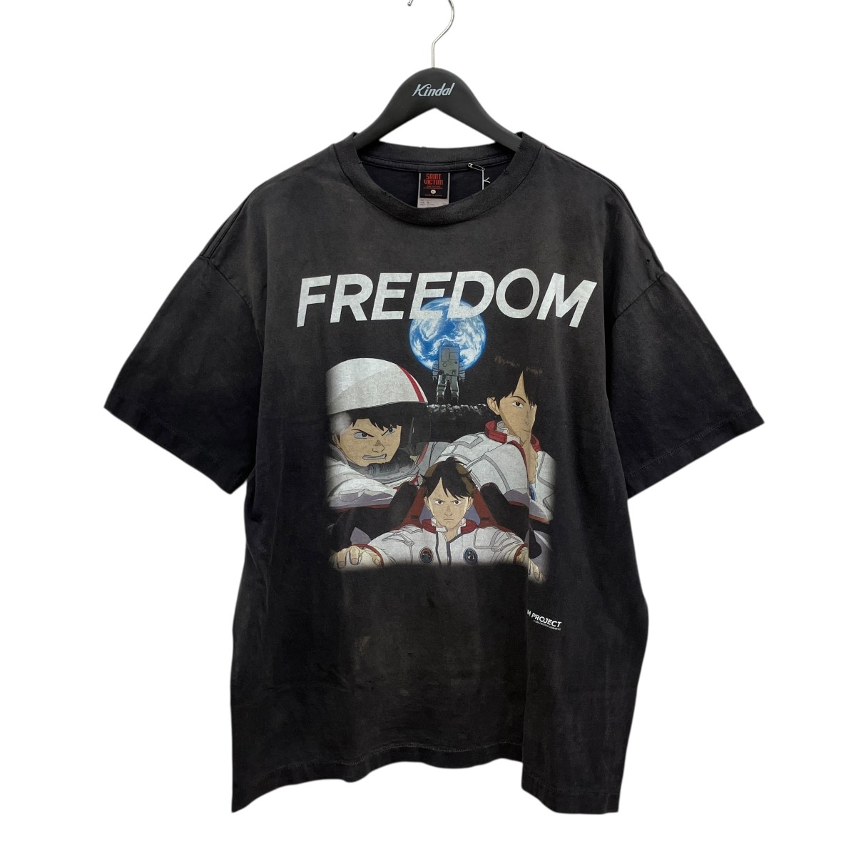 【中古】 SAINT MICHAEL　 FD SS TEE FREEDOM BLACK Tシャツ SM-YS8-0000-C19 ブラック サイズ：XL 【020426】（セントマイケル）