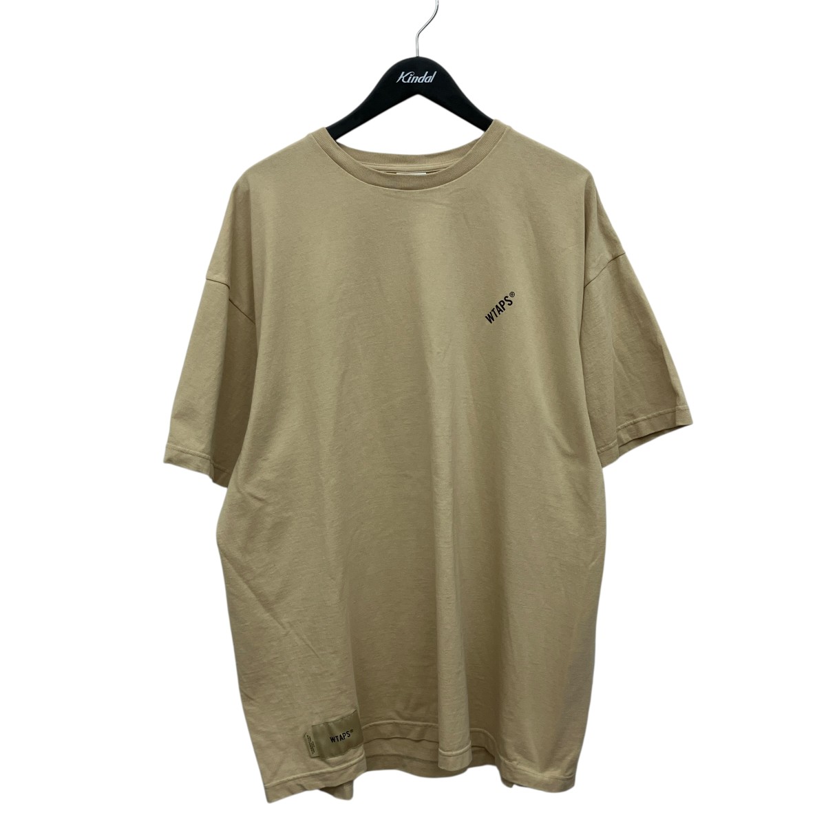 【中古】 WTAPS　 24SS CACTO SS COTTON Tシャツ 241ATDT-STM02S ベージュ サイズ：4 【020426】（ダブルタップス）