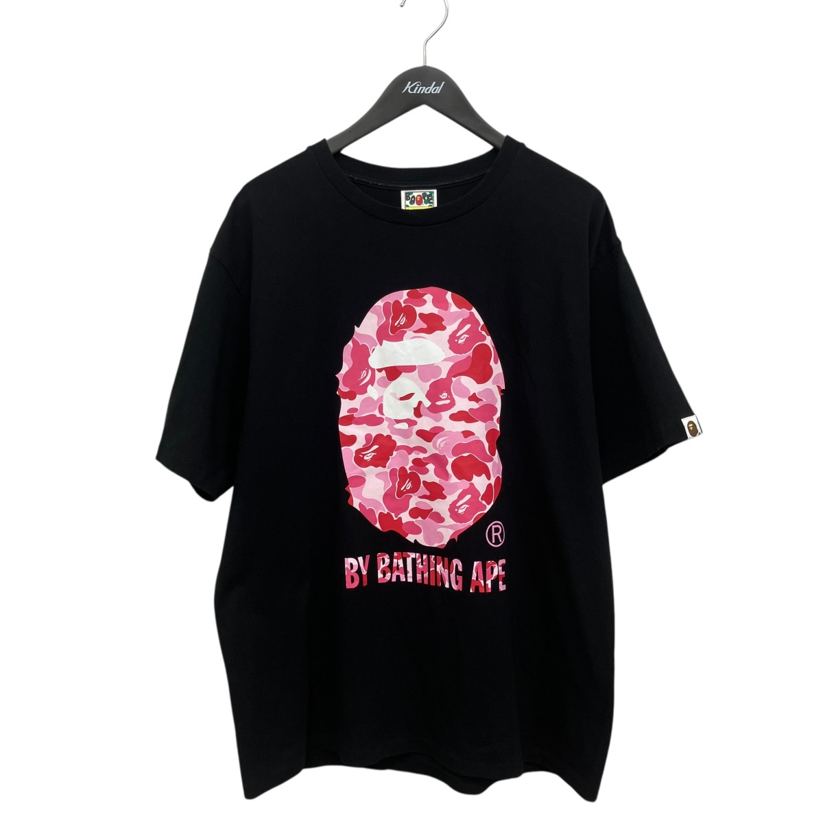 【中古】 A BATHING APE 半袖カットソー 001TEK801006M ブラック サイズ:XL 【020426】(アベイシングエイプ)