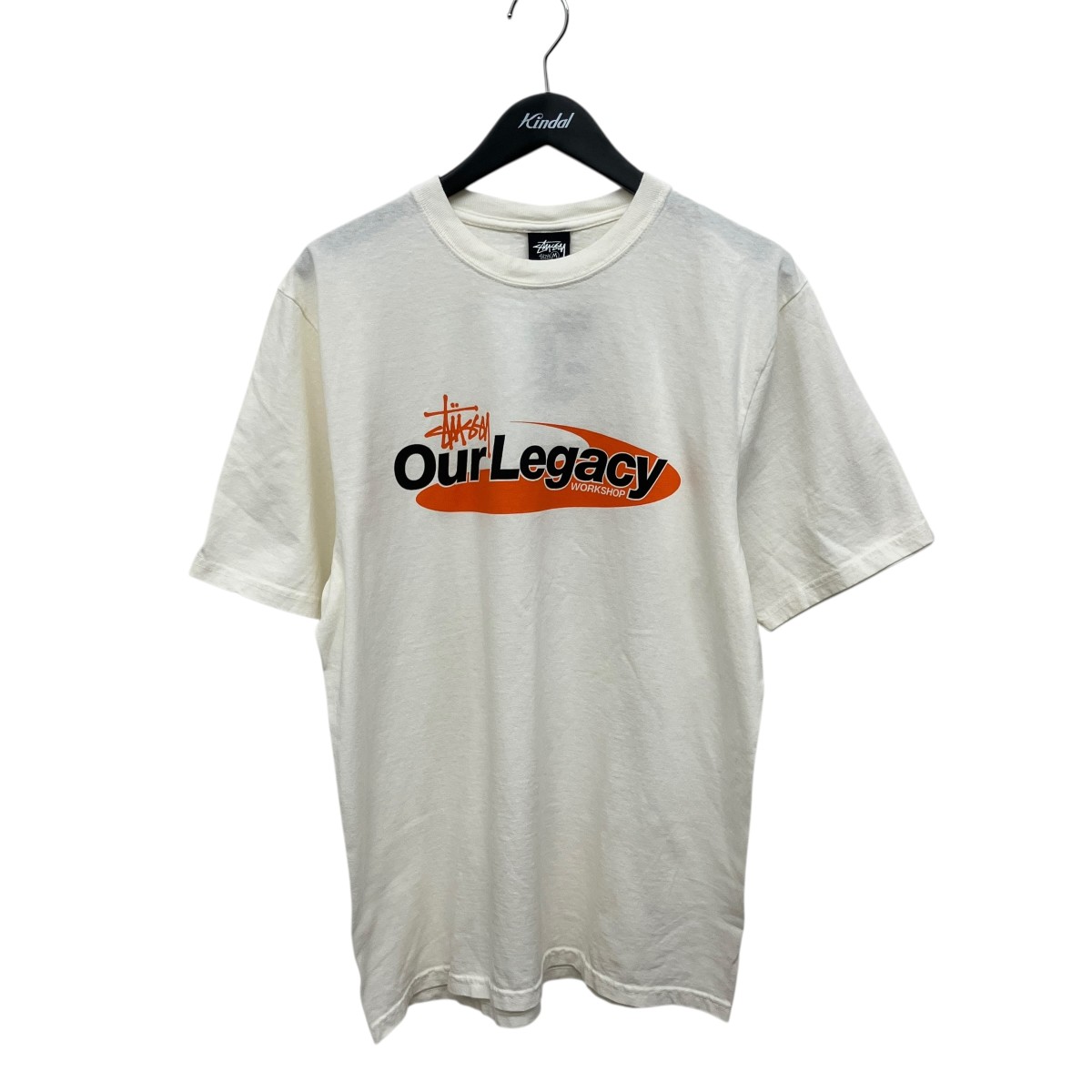 【中古】 stussy×OUR LEGACY　 OL SWIRL PIG DYED T Tシャツ 25M3904018 ホワイト サイズ：M 【020426】（ステューシー×アワーレガシー）