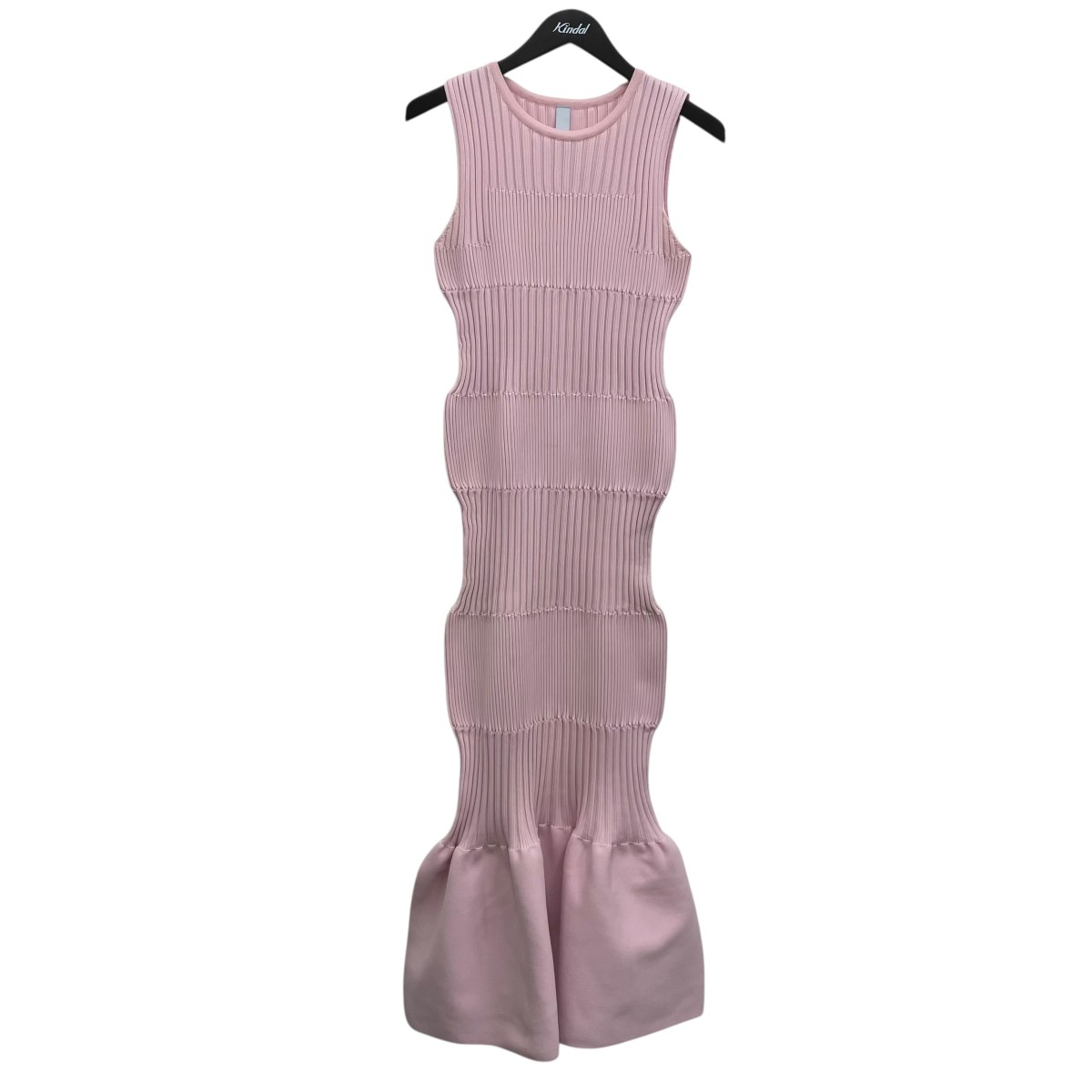 【中古】 CFCL　 FLUTED SLEEVELESS MERMAID DRESS ノースリーブワンピース ピンク サイズ：5 【020426】（シーエフシーエル）