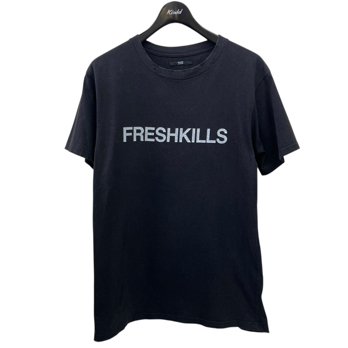 【中古】 RAGS McCREGOR　 プリントTシャツ 211727608 ブラック サイズ：S 【020426】（ラグスマクレガー）