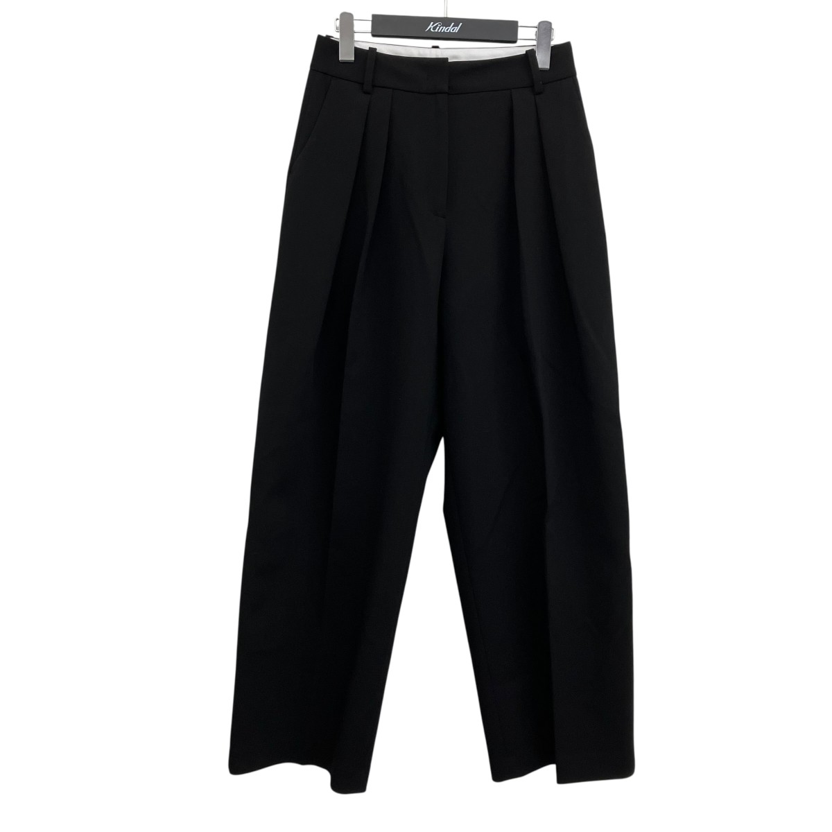 【中古】 TODAYFUL　 タックパンツ ブラック サイズ：38 【020426】（トゥデイフル）