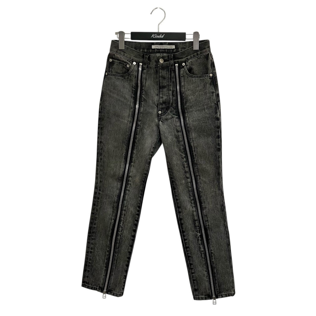【中古】\u003cBR\u003eJOHN LAWRENCE SULLIVAN\u003cBR\u003eフロントジップデニムパンツ 2A008-0320-15 薄墨色 大きさ：44\u003cBR\u003e【必要経費思いかえす】