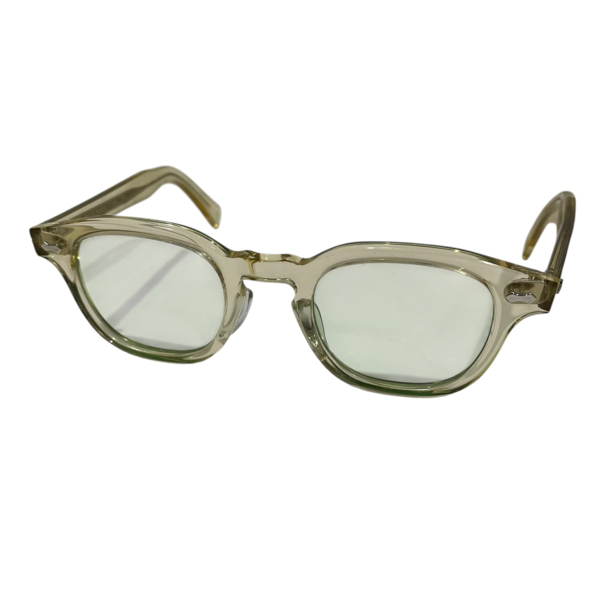 【中古】DIGNA Classic 黒眼鏡 Jimmy ジミー 955 ひな型：読みやすい黄み 大きさ：46□24-145 【020426】（ディグナ 古典派音楽）