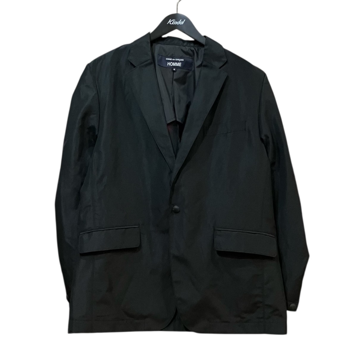 【中古】 COMME des GARCONS HOMME　 25SS テーラードジャケット HO J002 ブラック サイズ：S 【030426】（コムデギャルソンオム）