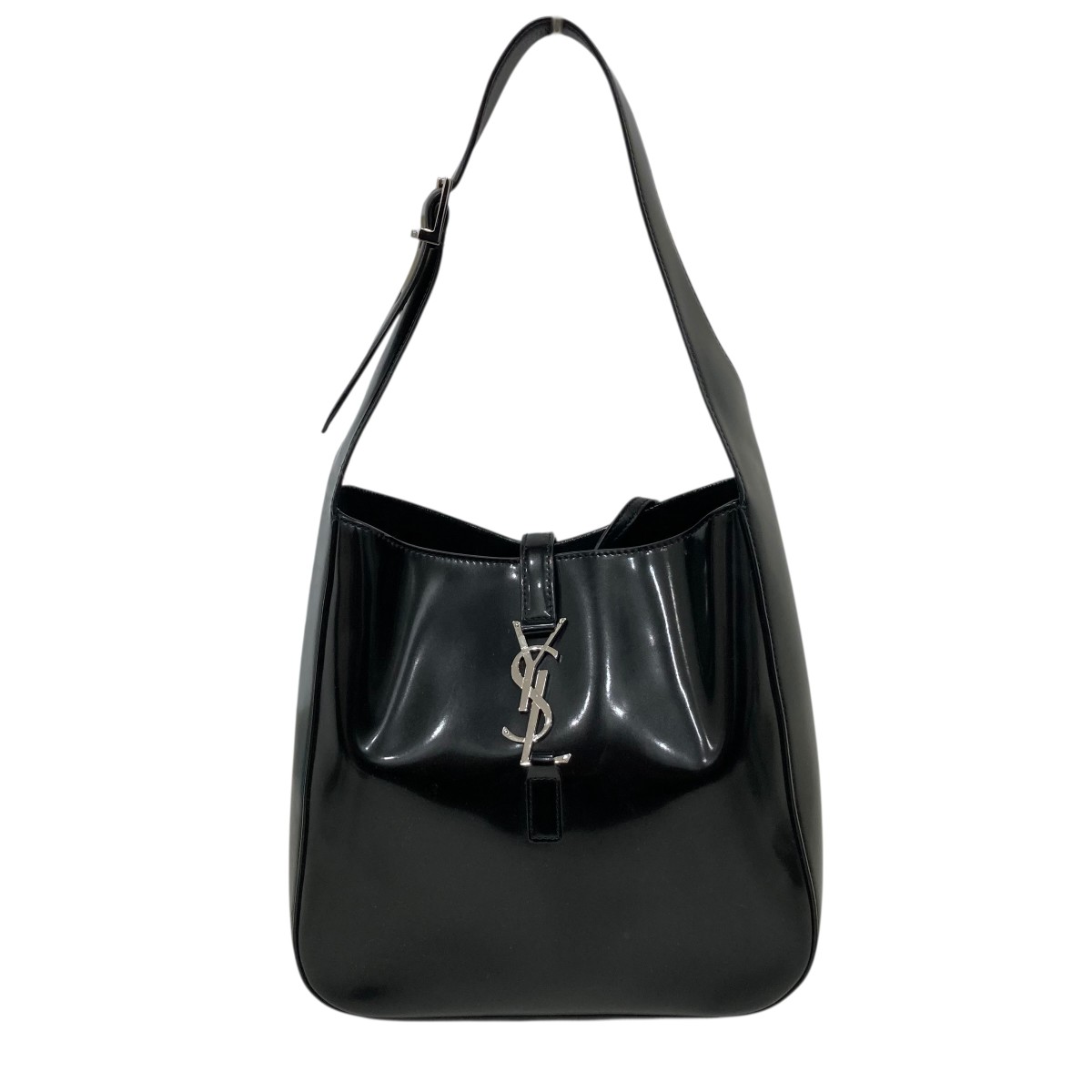 【中古】\u003cBR\u003eYves Saint Laurent\u003cBR\u003eホーボーバッグ ハンドバック ALM727709-1023 黒いこと\u003cBR\u003e【通貨価値思いなおす】