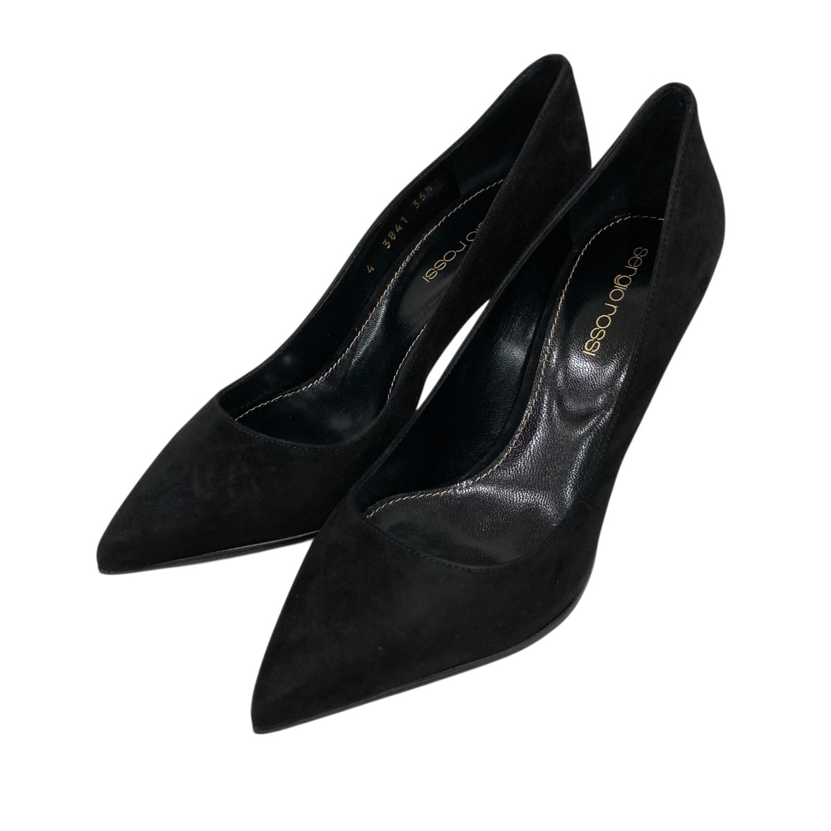 【中古】 sergio rossi　 ヒールパンプス A43841 ブラック サイズ：35 1/2 【030426】（セルジオロッシ） 8,745円